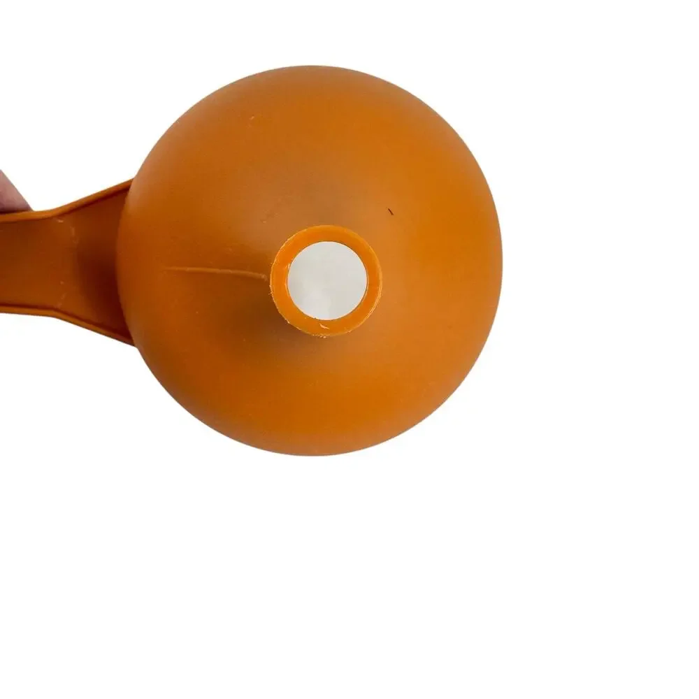Vintage Retro Tupperware 1970s Harvest‎ Orange Plastic Handled Funnel 3.75